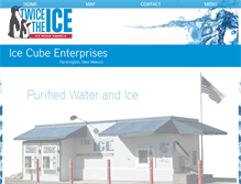 Tablet Screenshot of icecubeenterprises.com